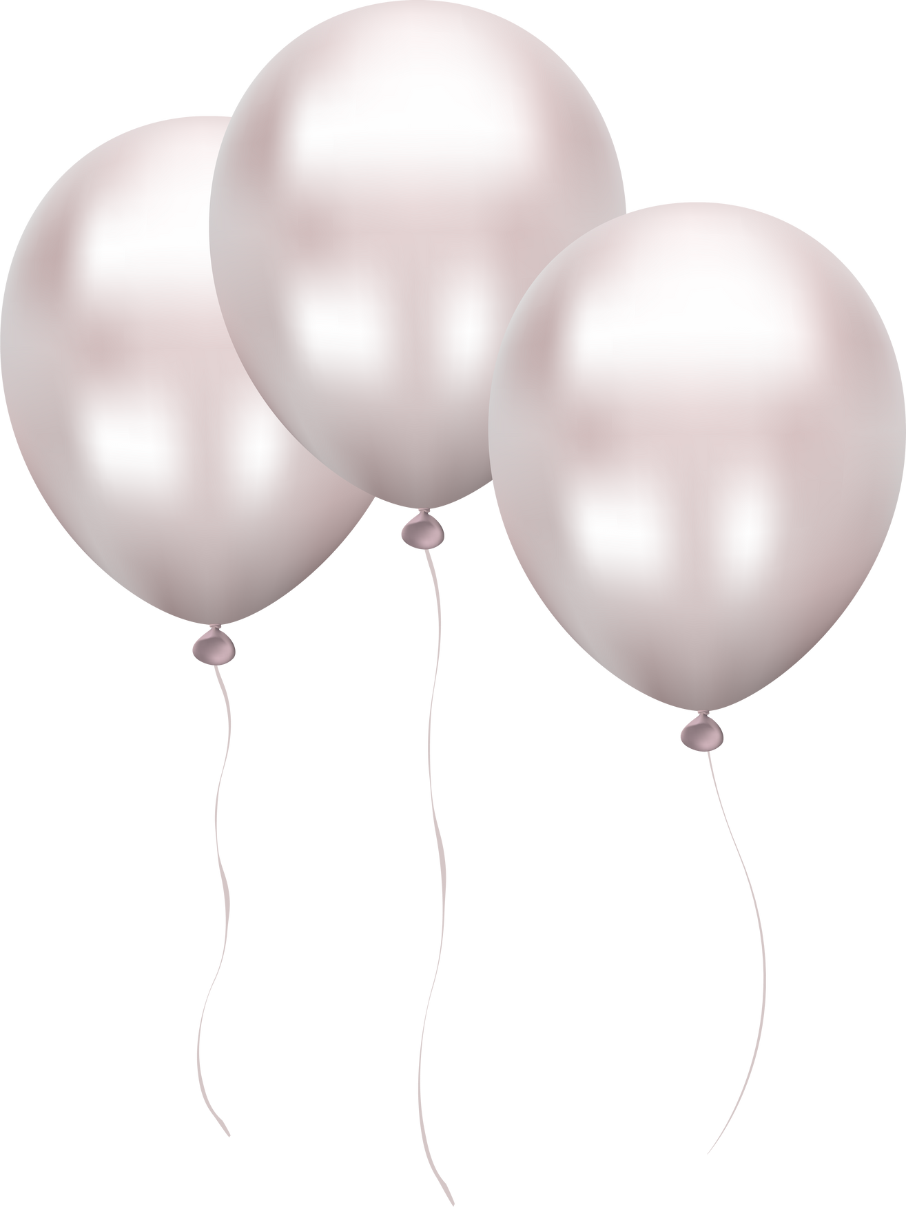Metallic Celebratory Group Silver Balloons